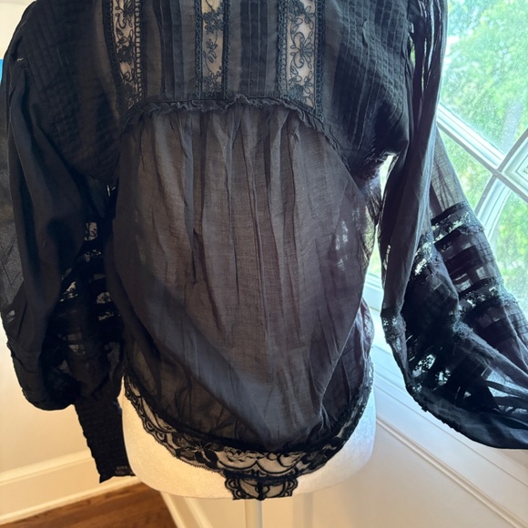 Free People Semi Shear Blouse - Picture 8 of 12